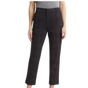 Wit & Wisdom Trouser Knit Black Charcoal patterned Pant